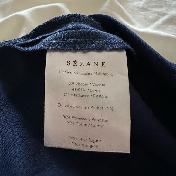 Sezane blue trousers EU 38 / US 6 - Picture 4 of 9